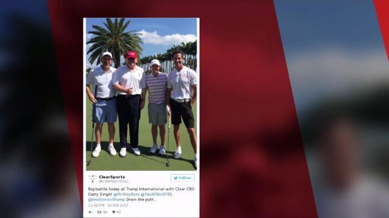 Rory McIlroy faces backlash after playing golf with Donald Trump