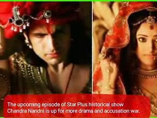 Upcoming..Chandra Nandini..Durdhara accuses Nandini for Chaya's miscarriage