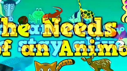 The Needs of an Animal (song for kids about 4 things animals need to survive)