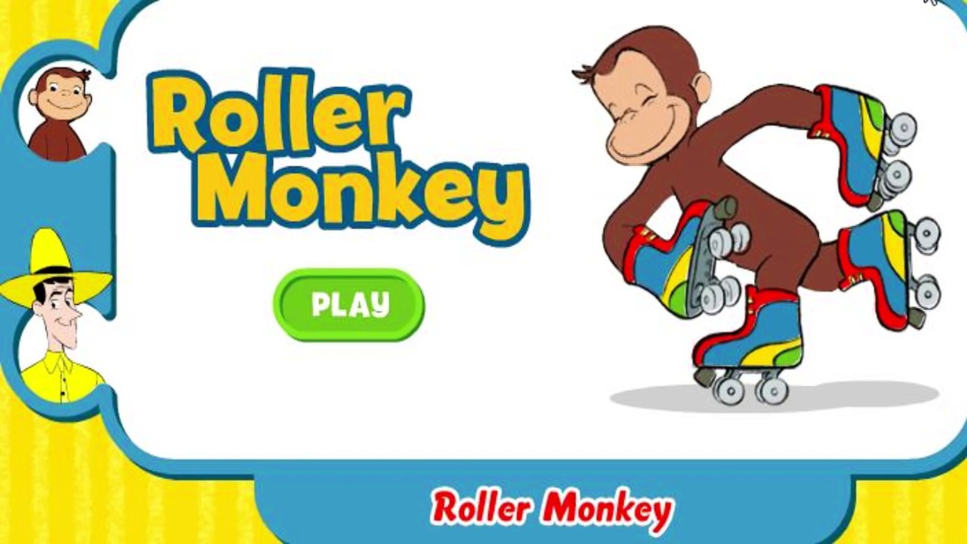 Curious George Roller Monkey For Kids Education Games Video