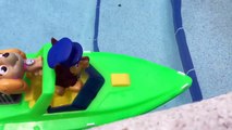 La pata de la Patrulla de Juguetes Fiesta en la Piscina de Baño Paddlin Cachorro Submarino Ryder, Chase, Squirter, Brillo y
