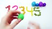 Aprender A Contar con Play Doh 1 a 20 Números|1-20| Aprender los Colores con Play Doh