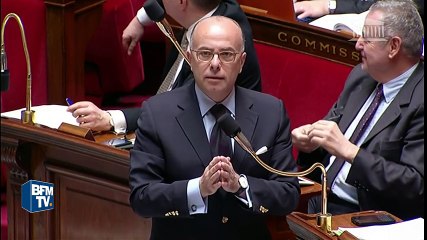 Echange tendu entre Bernard Cazeneuve et le FN à l'Assemblée