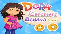 Dora de Chocolate Pastel de Plátano Receta de Cocina de dibujos animados Juego para Niños de Dora la exploradora