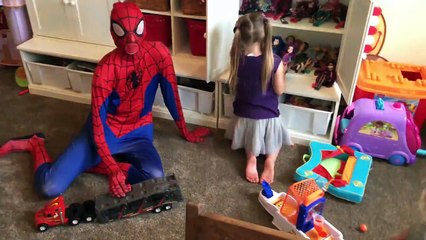 Joker Girl vs Joker Girl POO PRANK! w/ Spiderman & Frozen Elsa, Cinderella - Superheroes F