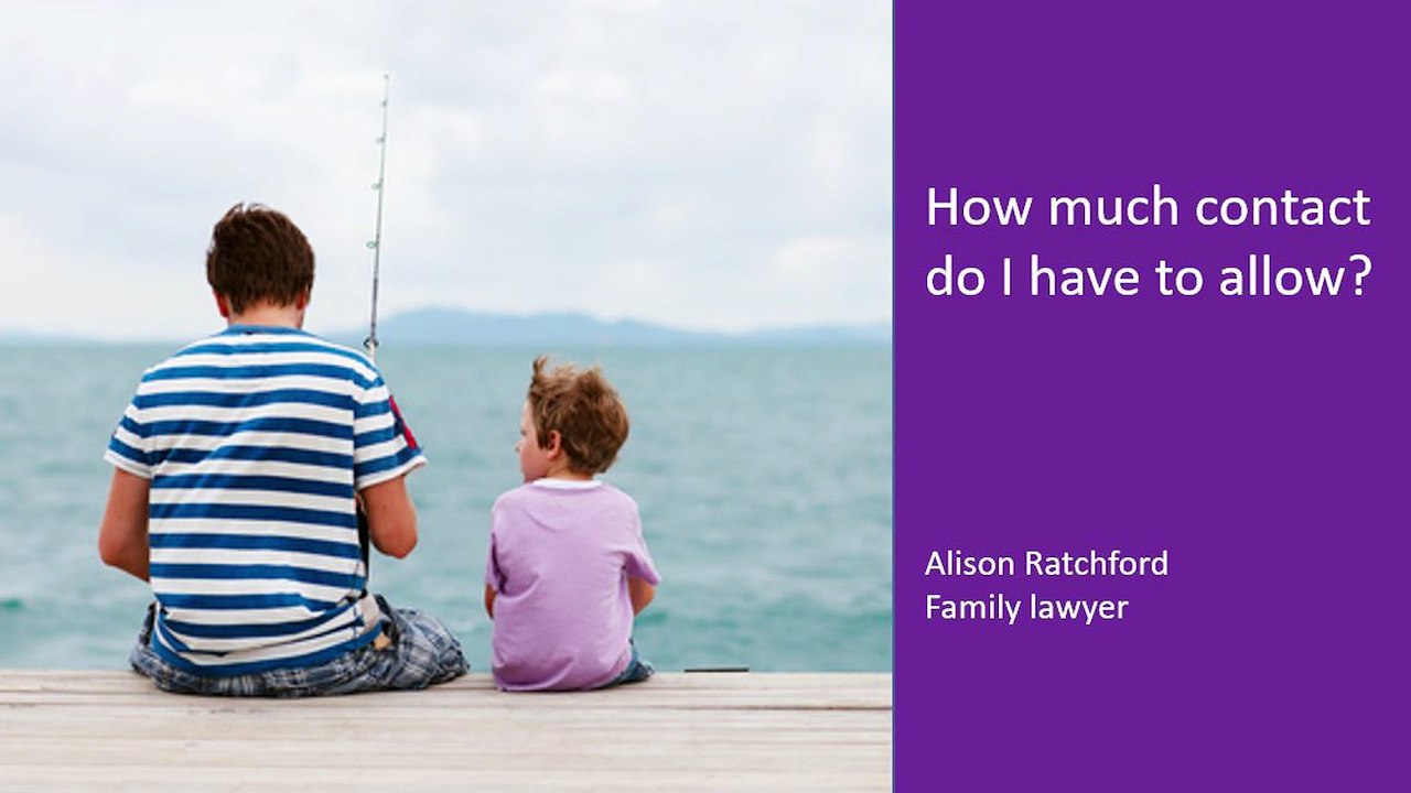 How much contact do I have to allow?