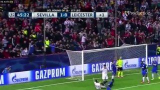 Sevilla vs Leicester city 2-1| All goals & highlights | UCL | 22-02-2017