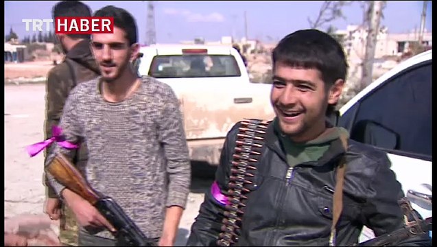 Teröristlerden temizlenen El Bab'ı ilk kez TRT Haber görüntüledi