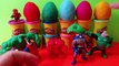 MEGA Surprise Egg Play Doh Spider-Man ★ TMNT Kinder LEGO Barbie Batman Superhero Eggs