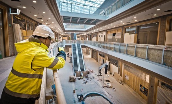 Notre visite du chantier Rive Gauche à Charleroi, juste avant l'ouverture