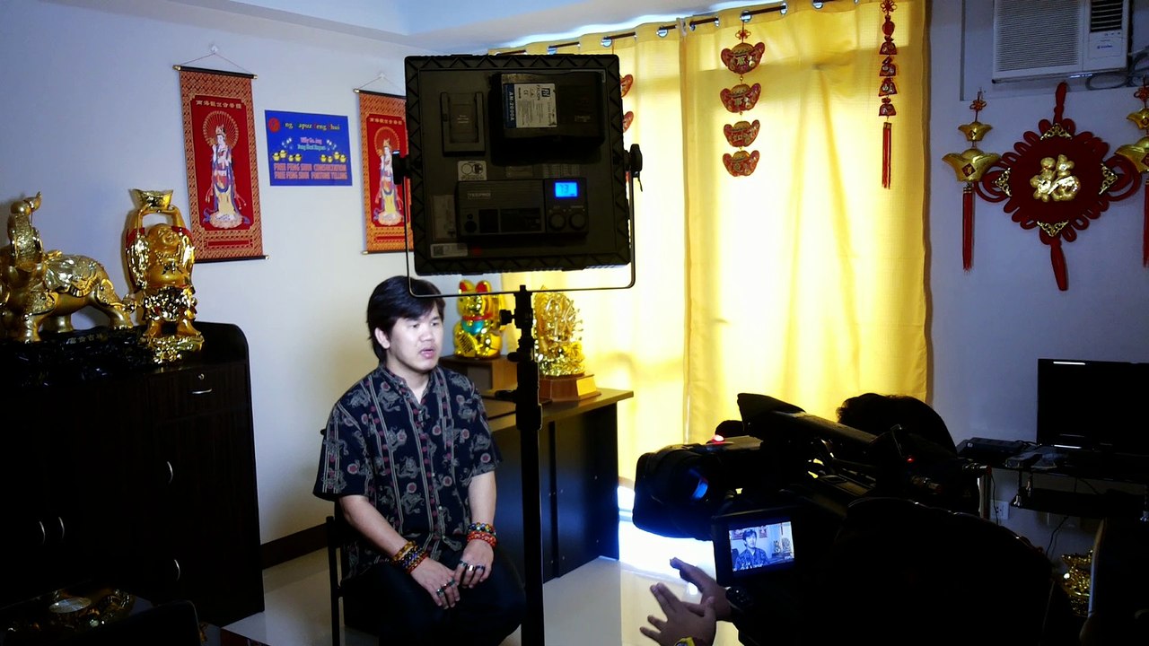 MASTER FENG SHUI ANG INTERVIEW BY ABS-CBN CHANNEL 2