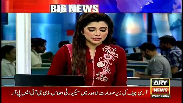 Arms and ammunition recovered from terrorists presented before media