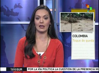 Colombia: avalancha afecta a dos mil personas en Campo Alegre