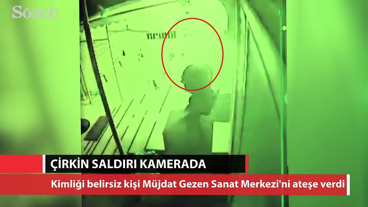 Müjdat Gezen Sanat Merkezi'ne saldırı anı
