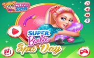 Super Barbie Spa Day Gameplay - Super Barbie Games - Girls Makeover Games