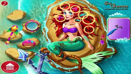 Download Video: La Princesa De Disney Ariel Sanar Y Spa De Princesas De Disney, Juegos Para Niñas