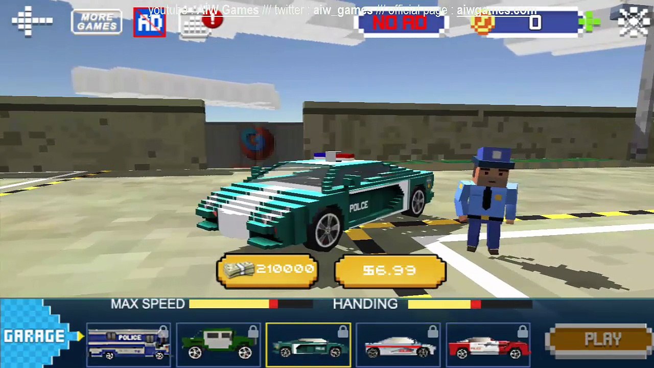 Blocky San Andreas SWAT Police - Android Game Trailer HD / Trimco Games