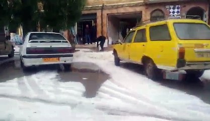 تساقط البرد في برج بوعرييج