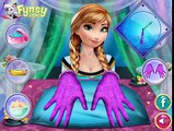 Annas Frozen manicure | Disney frozen Movie Game online | toys videos collections