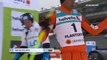 Le skieur Adrian Solano en difficulté à Lahti 2017