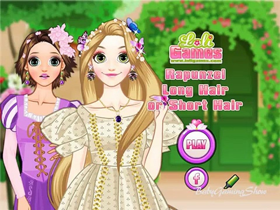 Disney Rapunzel Princess Games - Rapunzel Long Hair Or Short Hair - Disney Princess Games