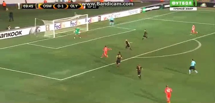 Tarik Elyounoussi Goal HD - Osmanlispor 0 - 2 Olympiakos Piraeus 23.02.2017