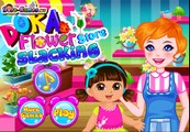 Dora Flower Store Slacking Cartoon Movie Game for Kids new HD New Dora