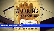 Best Ebook  Working in the Shadows: A Year of Doing the Jobs (Most) Americans Won t Do  For Kindle