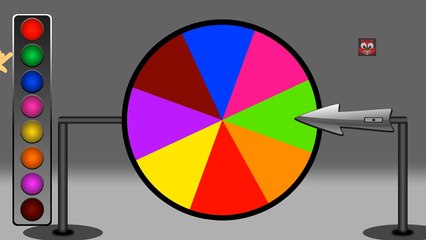 Colors for Children to Learn with Color Wheel Chart - Colours for Kids to Learn - Learning