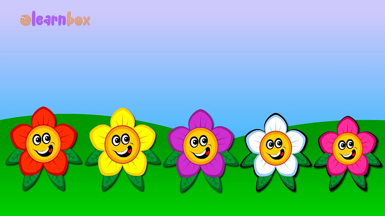 Flowers Finger Family | Cartoon Flowers Finger Family Song | Nursery Rhymes for Children