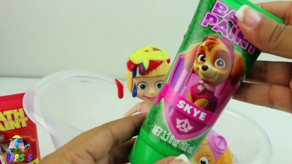 Bath Paint Paw Patrol Banho da Masha e o Urso na Banheira Divertida Toy Kids