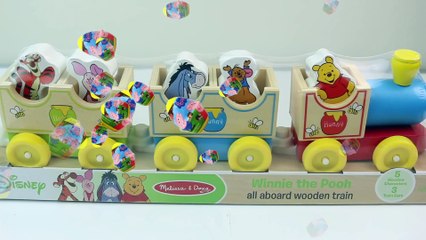 Disney Baby Winnie the Pooh Pop up Surprise Train Toy Choo Choo with Tigger Piglet Pooh Unboxing