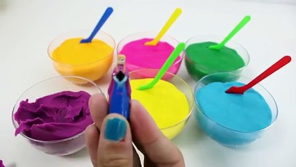 Play Doh Surprise Color cups colored with Disney Princess, Angry Birds