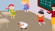 Mary Had A Little Lamb Nursery Rhyme With Lyrics - Cartoon Animation Rhymes & Songs for Ch