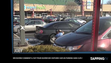 Cet homme arrive à ouvrir toutes les voitures… sans clé ! Voici sa technique (vidéo)
