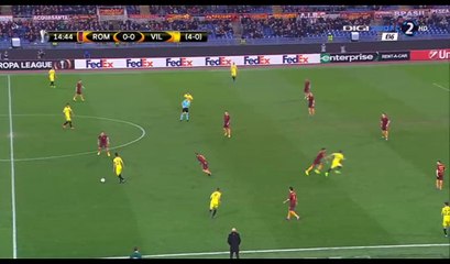 Rafael Borre Goal HD - AS Roma 0-1 Villarreal - 23.02.2017