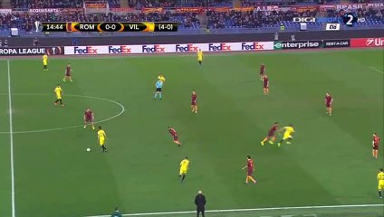 Rafael Borre Goal HD - AS Roma 0-1 Villarreal - 23.02.2017 HD