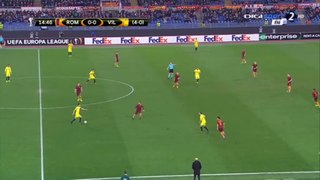 Rafael Borre Goal HD - AS Roma 0-1 Villarreal - Europa League  - 23.02.2017