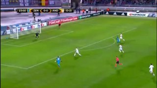 Goal Giuliano Zenit St Petersburg  (1-0)  Anderlecht