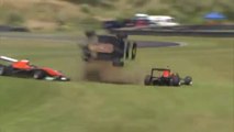 Leitch Huge Crash 2017 Toyota Racing Series Manfield Race 1