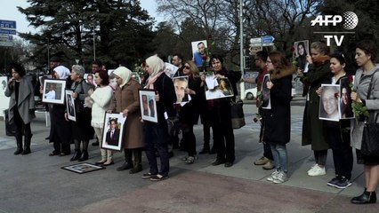 A Genève, des Syriennes réclament la libération des détenus