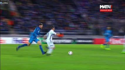 41' Yellow card Javi Garcia Zenit Petersburg 1-0 Anderlecht 23.02.2017