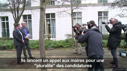 Présidentielle: les petits candidats lancent un appel aux maires