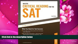 READ book Master Critical Reading for the SAT (Peterson s Master Critical Reading for the SAT)