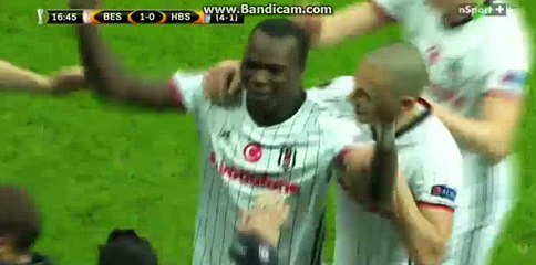 Vincent Aboubakar amazing Goal HD Besiktas 1-0 Hapoel Beer Sheva  - 23.02.2017