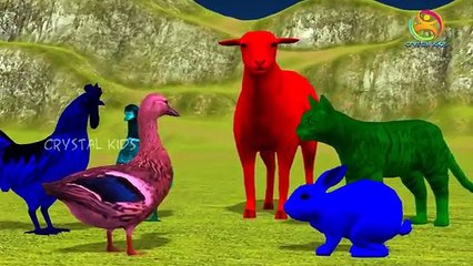 Learn colors with baby Dinosaurs Colors 3d Lesson for Nursery Children