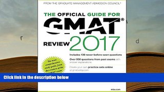 Download [PDF]  The Official Guide for GMAT Review 2017 with Online Question Bank and Exclusive