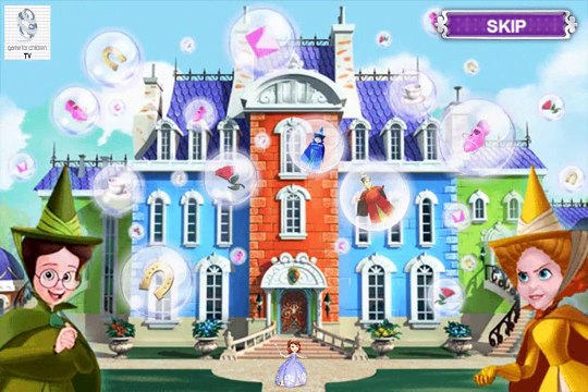 Sofia the First - Royal Bubble Rescue - Disney Movie Cartoon Game for Kids in English