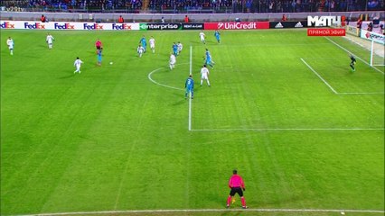Artem Dzyuba	Goal HD - Zenit Petersburg 2-0 Anderlecht 23.02.2017
