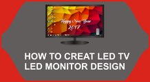 how to create led tv design in corel draw